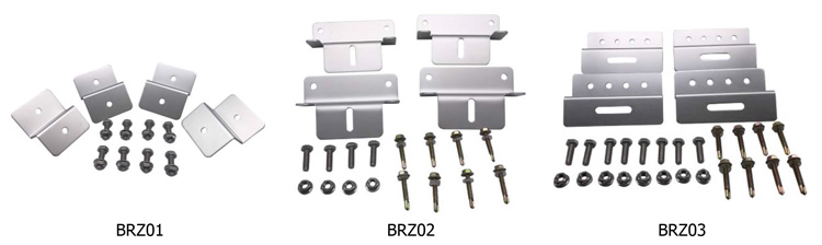 RV Solar Mounting Hardware