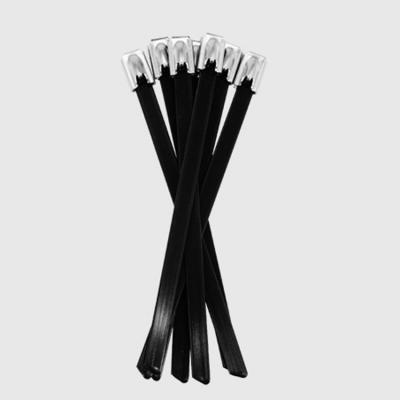 Black PVC Coated Stainless Steel Cable Ties