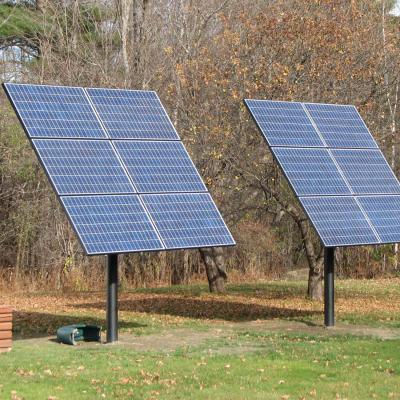 6 solar panels pole stand mounting rack system