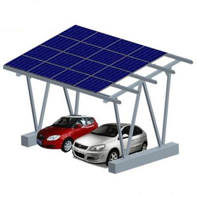 Aluminum carport support beams parking system